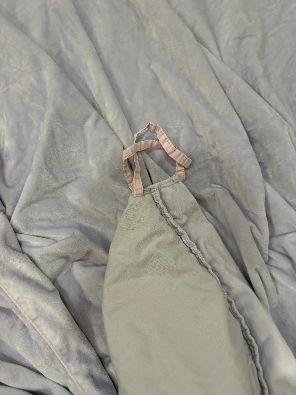 Pottery Barn Kids Luxe Chamois Duvet & Shams - Lavender
